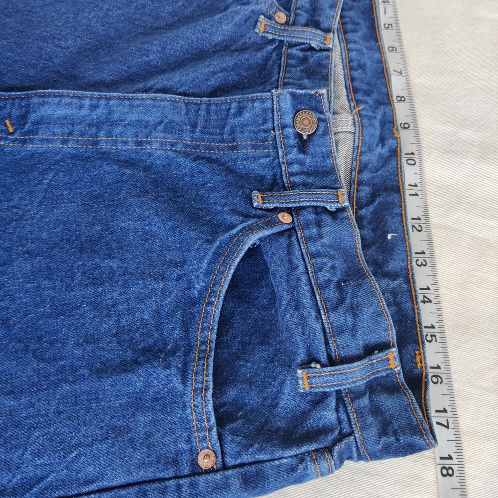 Vtg Levis 515-0693 Orange Tab Blue Jeans USA MADE Denim Pants Men's 35 x 30.5 - Picture 11 of 14